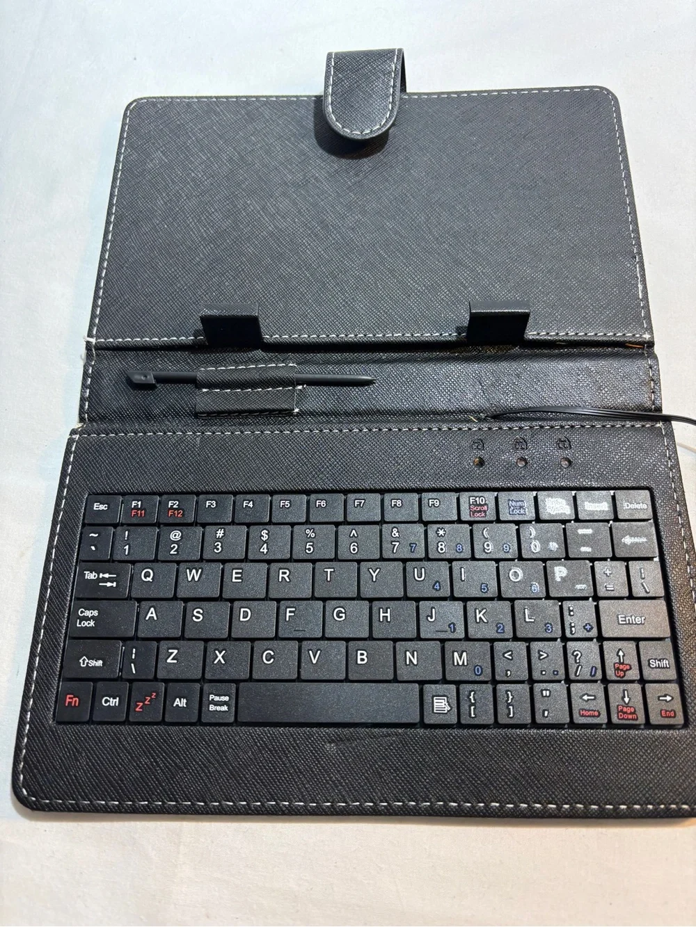 Universal Black Tablet Case with Keyboard and stand